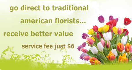 go direct to traditional american florists receive better value